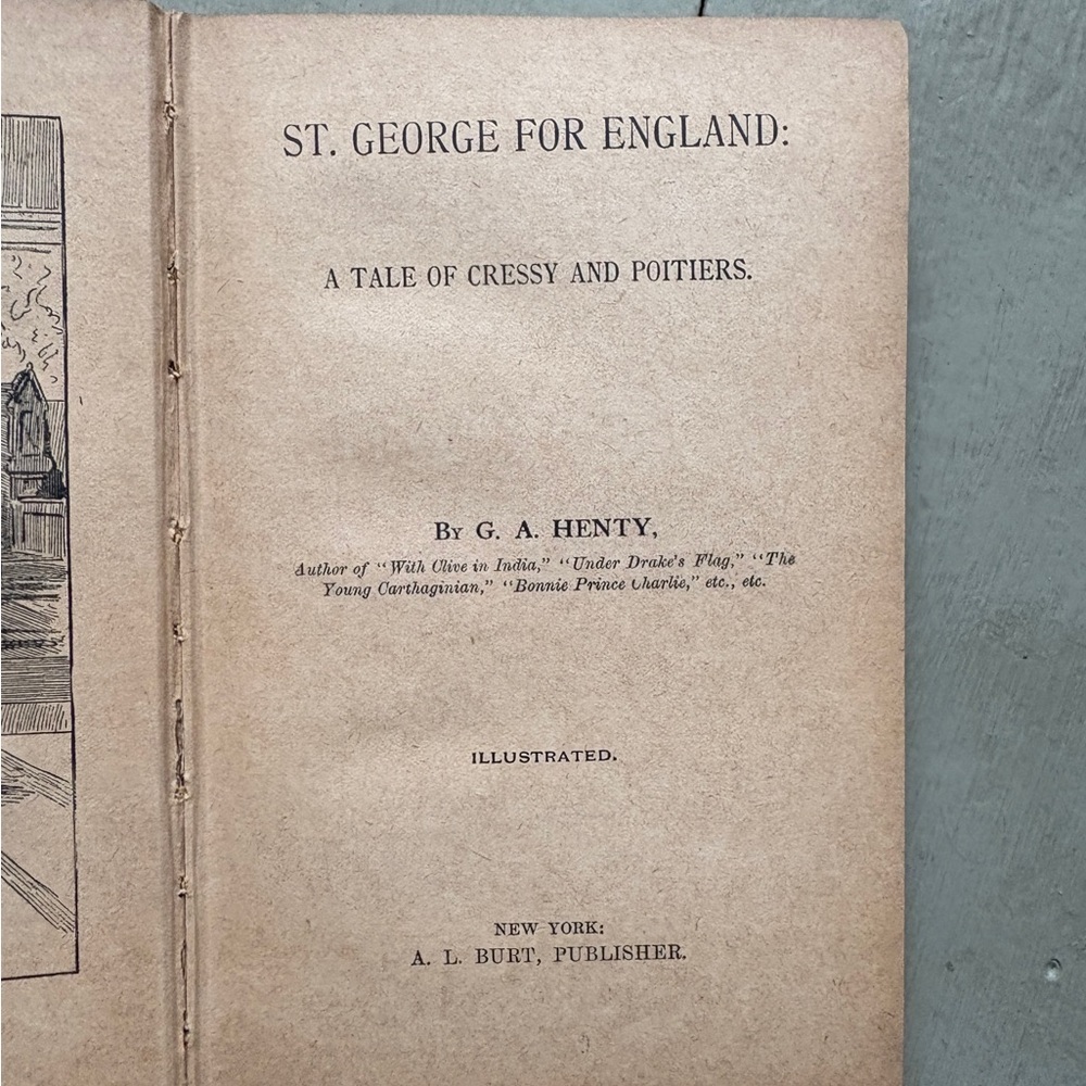 Antique St. George for England Historical Novel Iron Cross Medieval Auburn RI - Picture 6 of 11